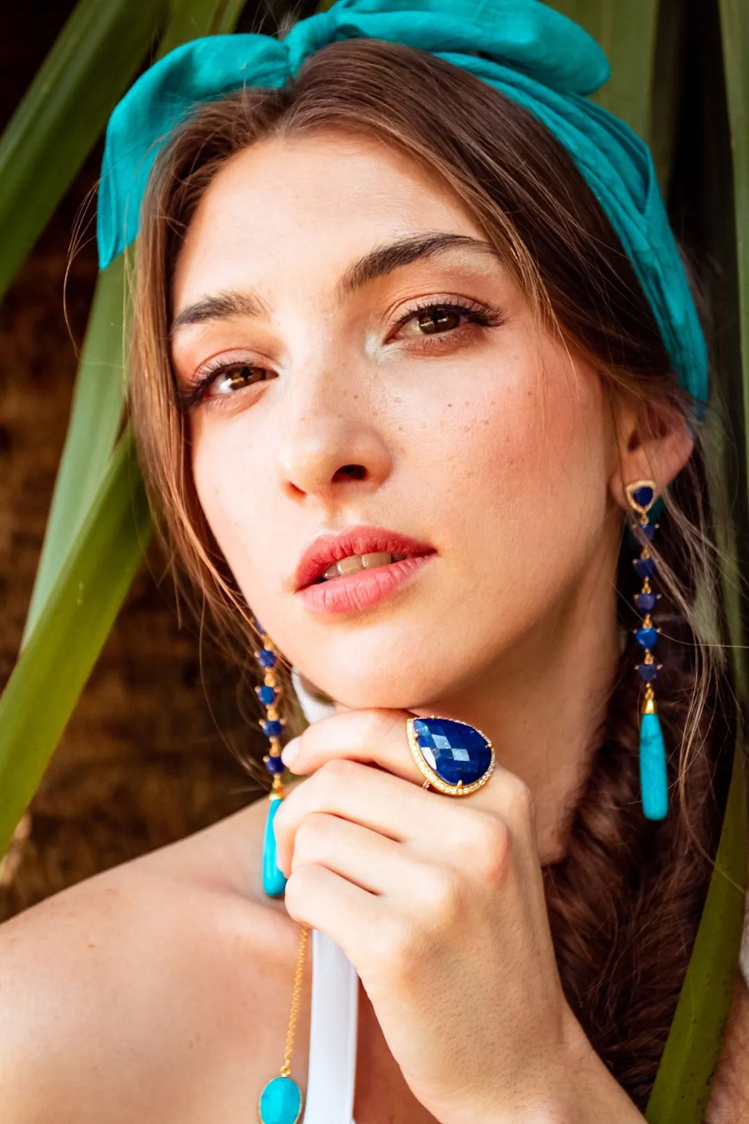 Corazon Ring Lapis Lazuli - Silver Cocktail Lapis Lazuli Ring
